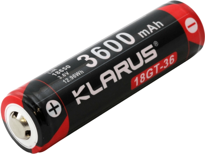 Genopladeligt Li-Ion 18650-batteri 3,6 V 3600 mAh KLARUS