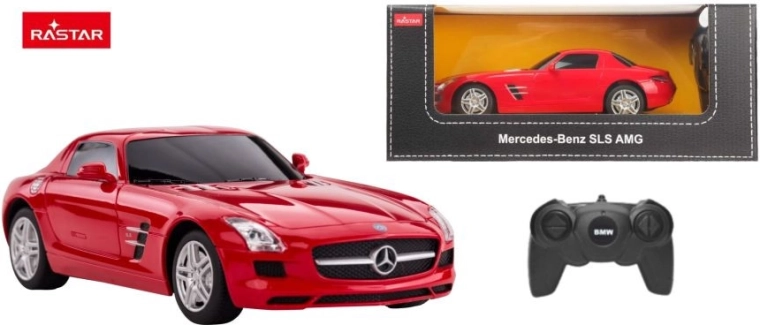 Mercedes‑Benz SLS AMG R/C bil 1:24 fra Rastar