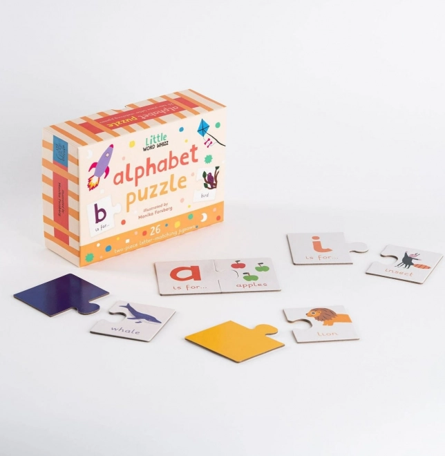 Magic Cat Puzzle Alfabet med 26x2 brikker