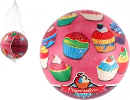 Oppustelig bold Cupcakes 23 cm i net