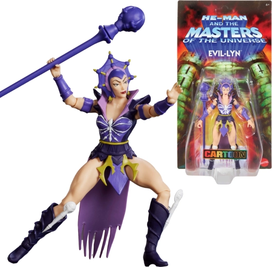 Masters of the Universe Origins-figur EVIL-LYN med stav