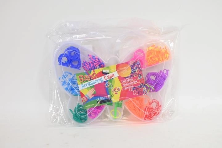 Sæt til at lave armbånd med organizer i sommerfugleform