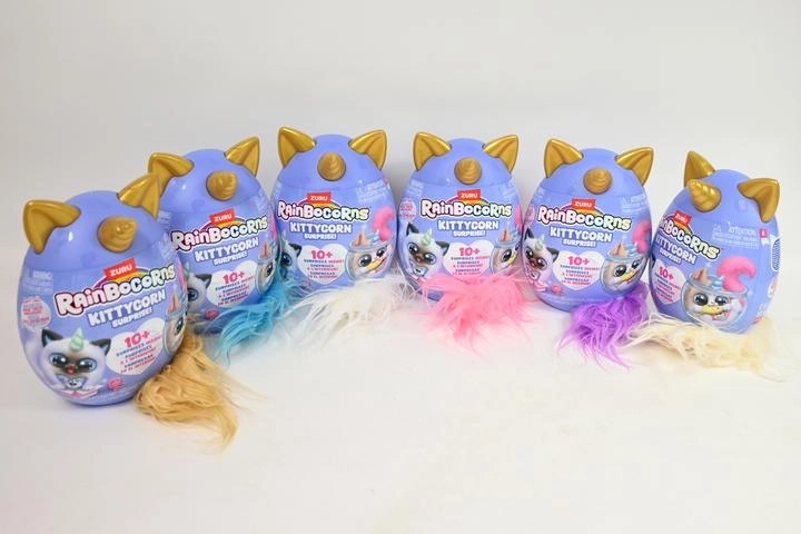 ZURU Rainbocorns Kittycorn Surprise – overraskelsesæg med en plys-killinge-enhjørning