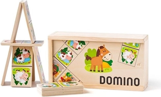 Woodyland domino med husdyr