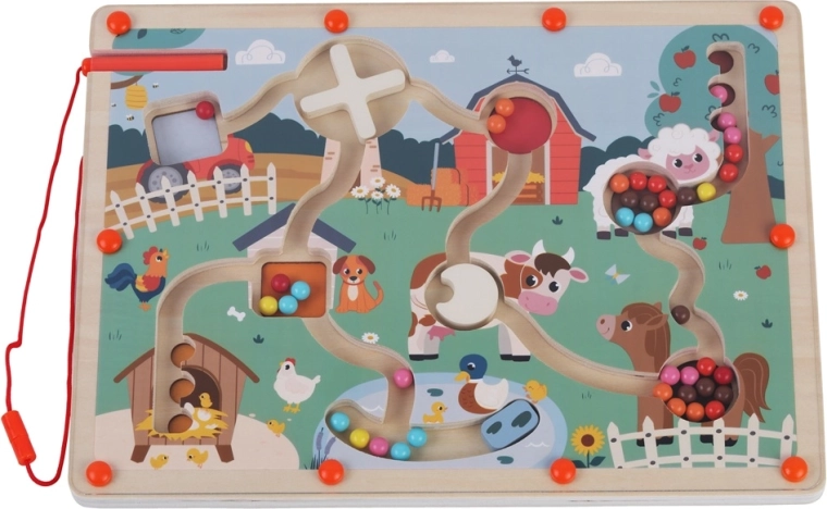 2Kids Toys Magnetisk spillebræt Bondegård