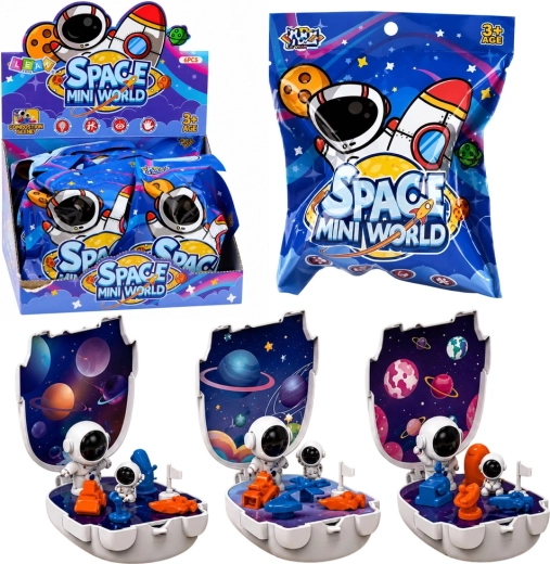 Space Mini World mini-rumbase med astronautfigur
