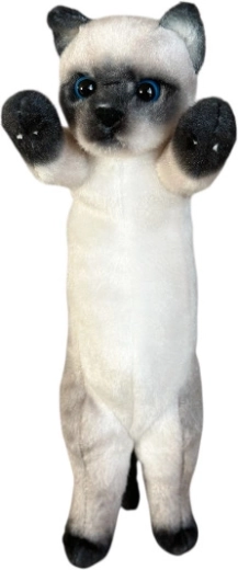 Plys-kat siamese 25 cm – 1 stk.