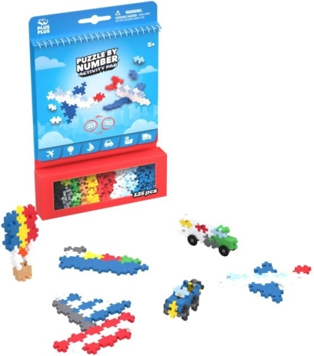 Plus-Plus Activity transport 2D/3D-byggesæt, 125 dele