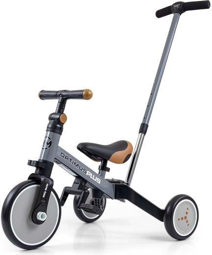 Milly Mally børnecykel 4-i-1 Optimus Plus grå