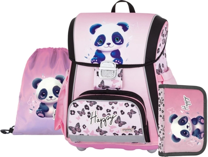 Skolesæt 3-i-1 Premium Panda OXYBAG