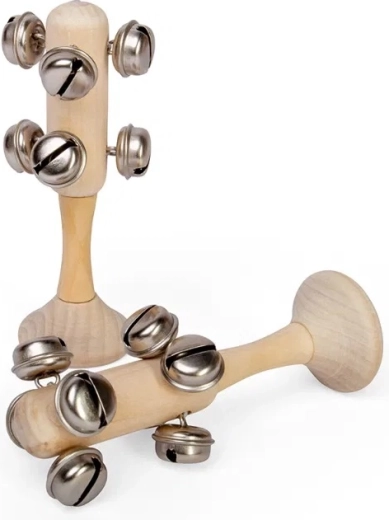 Bigjigs Toys mini ranglebjælder – naturligt trælegetøj