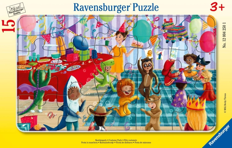 Ravensburger puslespil Kostumefest 15 brikker