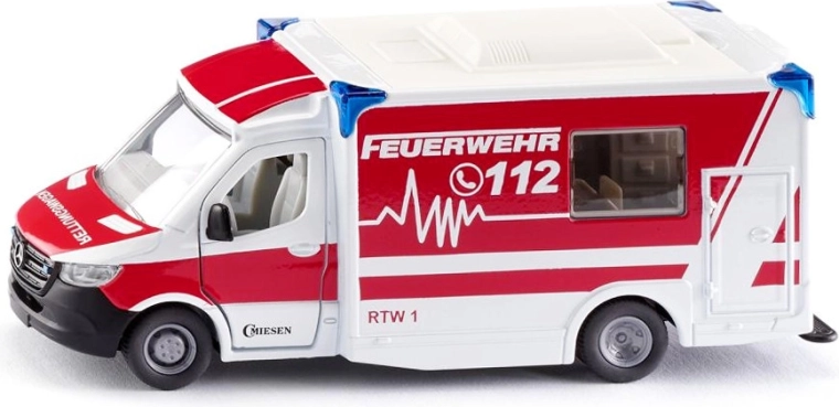 Siku ambulance MERCEDES-BENZ Sprinter type C med lys og sirene