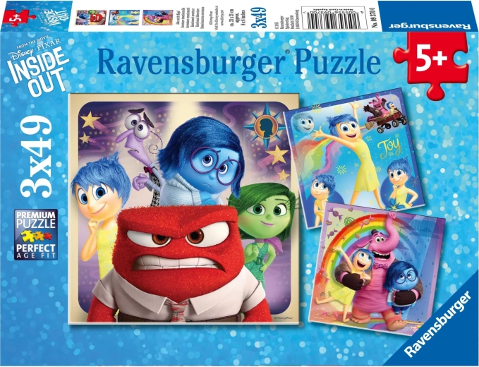Ravensburger puslespil Inderst inde 2: Følelser 3×49 brikker