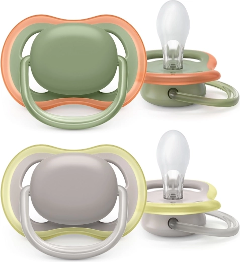 Philips Avent sut Ultra Air, 6–18 måneder, silikone, 2 stk.