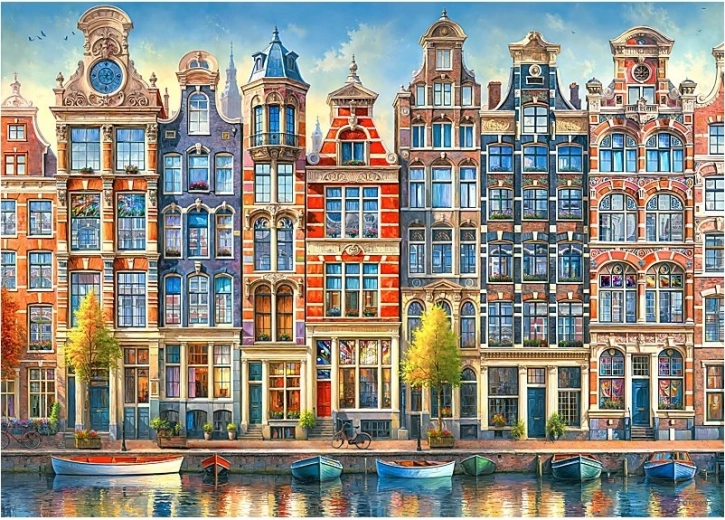 Cherry Pazzi puslespil Amsterdams rytme 1000 brikker
