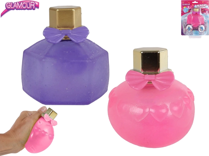 Glamour strækbold i form af en parfumeflaske 8 cm
