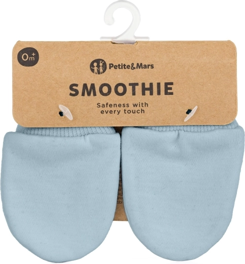 Petite&Mars babyhandsker Smoothie Sky Blue