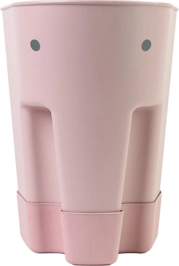 Shnuggle Ellie opbevaringskurv til badelegetøj blush pink