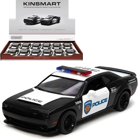 Model af politibilen Dodge Challenger Demon 2023