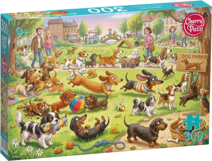 Cherry Pazzi puslespil Hunde i parken 300 brikker