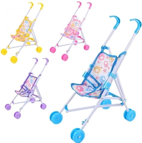 Metaldukkevogn i golfvognsstil 52 cm