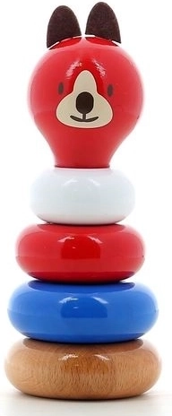 Trætårn til at stable – hunden Lucien