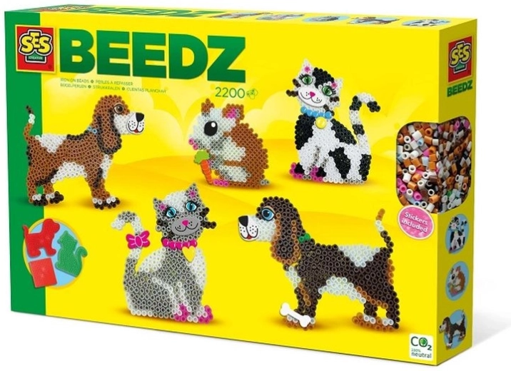 SES Creative Beedz strygeperler – dyr