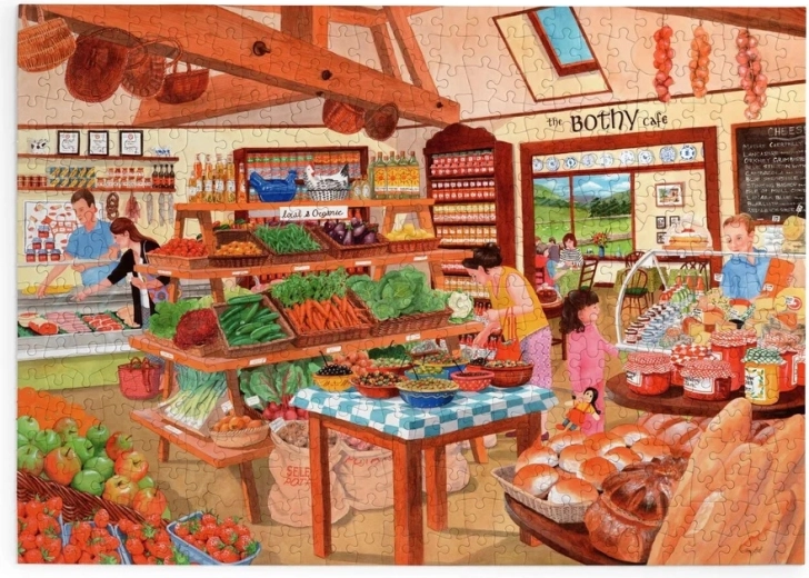 Puslespil Delikatessebutik, 500 store brikker