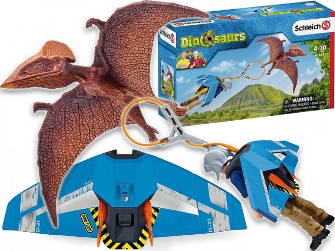 Schleich Dinosaurs raketrygsæk Jetpack til forfølgelse