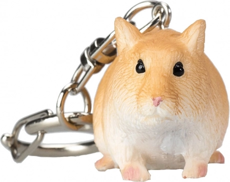 Nøglering i form af hamster