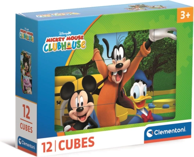 Puslespilsklodser 12 stk. DISNEY Mickeys Klubhus – Clementoni