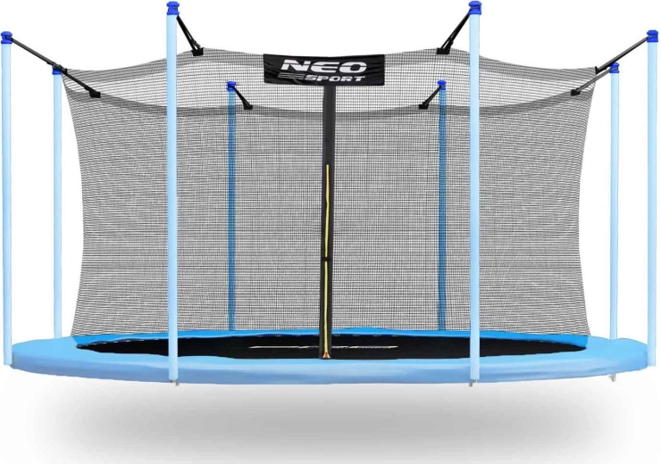 Indvendigt sikkerhedsnet til trampolin Neo-Sport 435 cm 14 ft til 8 stænger
