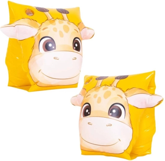 Sun Club oppustelige svømmevinger med girafmotiv 20 × 22 cm