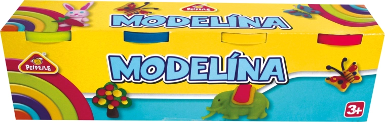 Modelervoks til børn – sæt med 4 farver