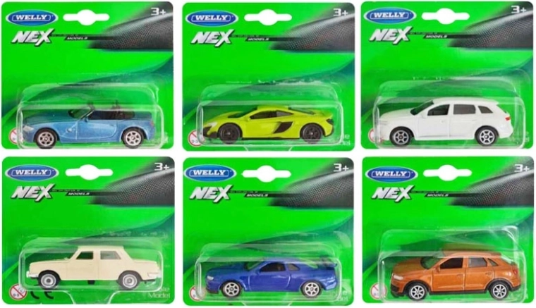 Bilmodel Welly 1:60 mix – 1 stk.