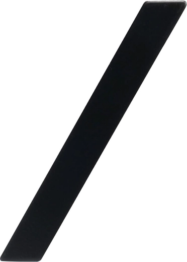 Husnummer-tegn 95 mm i rustfrit stål – mat sort