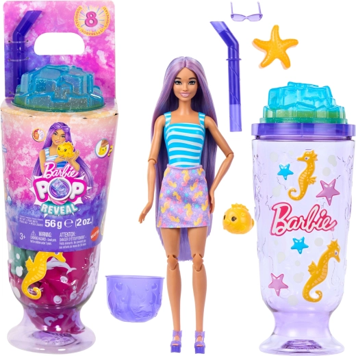 Mattel Barbie Pop Reveal undervandsverden – dukke med 8 overraskelser