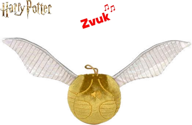 Harry Potter Guldsnoppen plysbamse med lyd 22 cm