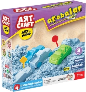 Art Craft kinetisk sand biler 500 g - 1 stk.
