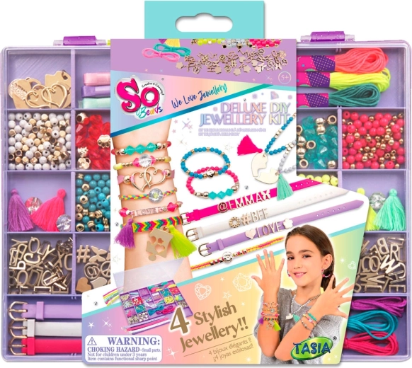 Tasia deluxe sæt til fremstilling af halskæder og armbånd