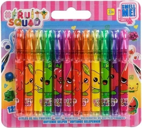 Fruity Squad duftsæt med mini gelpenne (12 stk.)
