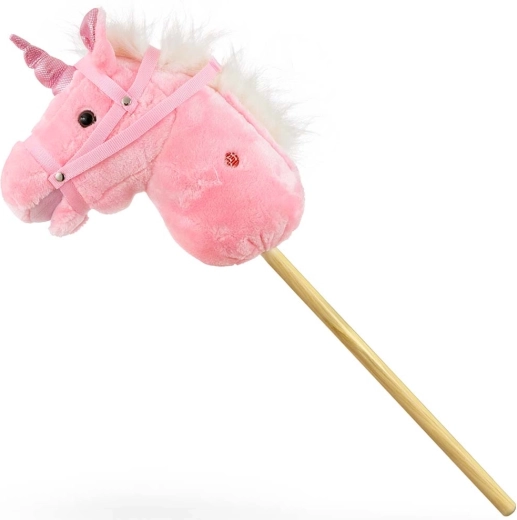 Milly Mally hobbyhest på pind lyserød