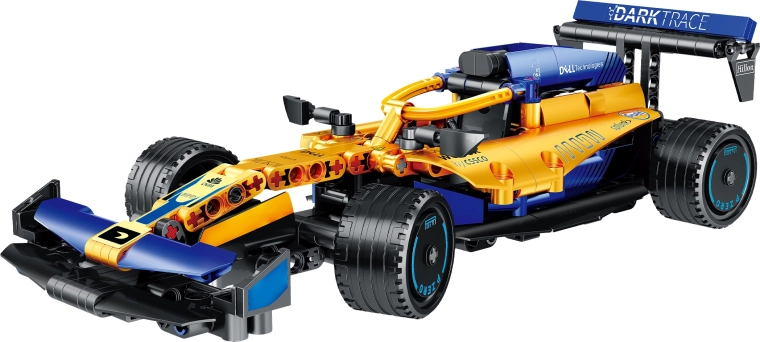 Byggesæt racerbilsformel orange 27 cm - 1 stk.