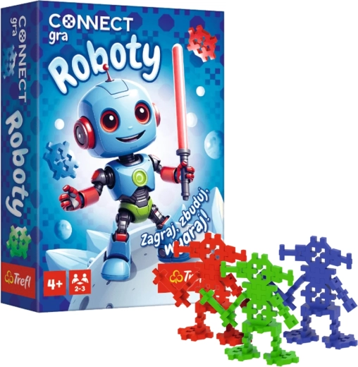 Børnespillet Connect Robots TREFL