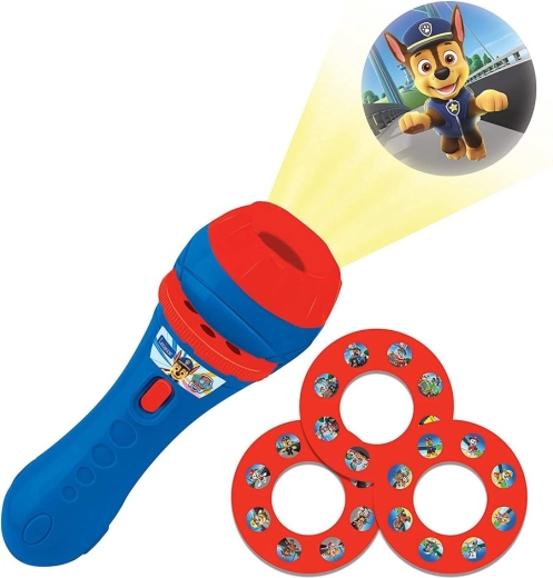 Lommelygte med projektor Paw Patrol