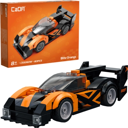 Byggesæt CaDA racerbilen Blitz Orange 163 dele