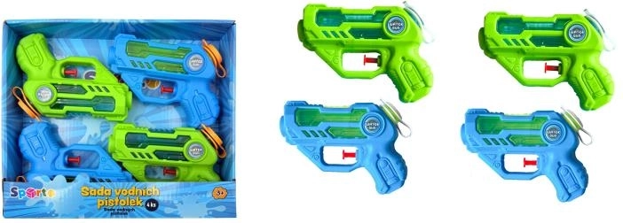 Sæt med vandpistoler SPORTO, 4 stk.