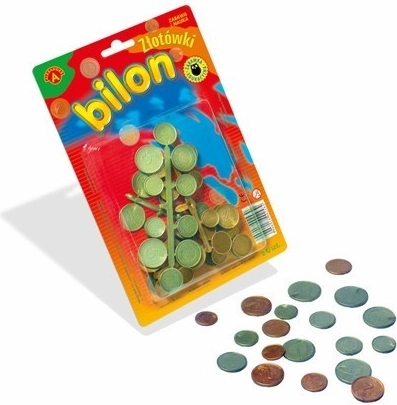 Plastiske polske zloty-mønter – læringssæt