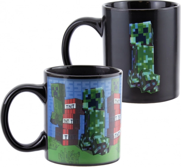 Skiftende krus Minecraft Creeper 300 ml